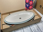 Le Creuset Heritage Fish Baker 34cm Sea Salt Stoneware Baking Dish New F s