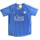 Jamie Vardy  9 Leicester City 2015 2016 Retro Home Jersey - Mens Sizes - New