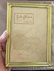 Vintage Metalcraft 5x7 Photo Picture Frame Marked Gold Plated Easel Back  Hanger
