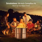 19 In Portable Fire Pit For Outdoor Camping