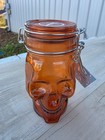 Stash Brown Skull Glass Airtight Container