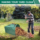 72 Gallon Yard Waste Bag Reusable Collapsible Large Dustpan For Leaf Lawn Debris