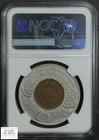 1901 Pan-american Exposition New York Token L-ec08 Encased Indian Cent Ngc Au