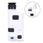 300x-350x Clip-on Cellphone Microscope Magnifier Glass Lens With Led Light Loupe