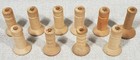10 Vintage Empty Belding Corticelli Rices Silk Sewing Thread Wooden Spools Decor