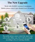 Smart Water Valve Controller Sprinkler Drip Irrigation System Temperature Sensor