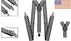 Versatile Adjustable Y-back Suspenders - Fashion-forward Elastic For Every Event
