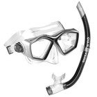 X U s  Divers Icon Snorkeling Gear For Adults  Snorkel Mask Set Anti-fog Black