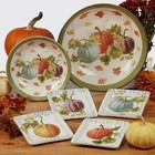 Thanksgiving Dinner Plates  Thanksgiving Dinner Plates Set Of 4
