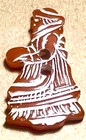 Nursery Rhyme Old Mother Hubbard Realistic Bakelite Button 1    Mother Goose