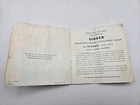 1950 Singer Zigzag Atachment Instruction Book Manual Owners Guide