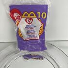 Stretchy The Ostrich     10 Ty    Mini Beanie Baby Mcdonalds    Happy Meal Toy Sealed 