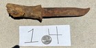 Antique Hand Made Native American Navajo Knife Iron Blade Primitive