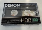 New Sealed Denon Hd8-100 Cassette Tape 100 Min Type Ii High Bias  up To 6 Avail 