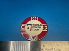       -world Poker Tour  Large Meatal Dealer Button    Card  Protector         