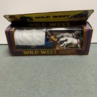 Star Plastic Toys Vintage Wild West Covered Wagon  Toy  No 647 Nos