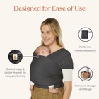 Baby Wraps Carrier  Stretchy Infant Carrier For Newborn   Toddlers  navy Blue 