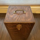 Vtg Coleman Lantern Wood Storage Box Case Camping 15  Handmade Rustic  box Only 