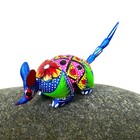 Armadillo Wood Carving   Oaxacan Alebrije  Mexican Folk Art