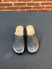 Dansko Womens Size Eu 39 Us 8 5-9 Robbie Black Nubuck Slip On Clogs Shoes
