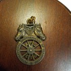 International Brotherhood Of Teamsters Local Afl Cio 2 Horses Metal Keychain