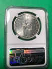 Us Philippines One Peso 1909-s Pcgs Ms 60 Blazing White Luster