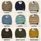 C c Confetti Messy Bun pony Tail Beanies  Winter Hats  Premium Hats  Warm Hats