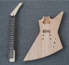 Diy Explorer Style Electric Guitar Kit Mahogany Body Neck Rosewood  pex-525 