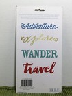 Home Letter Board Words Travel Set Of 4 Adventure Explores Wander Travel New