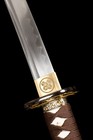 T10 Steel Clay Tempered Real Hamon Katana Japanese Samurai Sword Full Tang Sharp