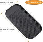 Radar Detector Dash Mat - Anti-slip Magic Pad  Car Dashboard Non Slip Black 