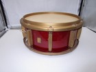 1960s Vintage Mastro 14 Inch Snare Red Sparkle Drum - Excellent
