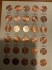1999-2025 P D Bu Lincoln Memorial Shield Cent Set In Harris Album 62 Coins