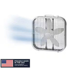 Lasko 20  Classic Box Fan With Weather-resist
