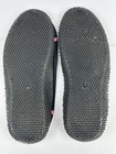 Women s Pink black Mesh Slip-on Water Shoes For Beach pool-size 8