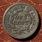 1851 Braided Hair Large Cent  Vf xf     Nice Sharp Details   No Rim Bumps
