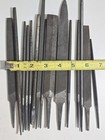 Lot Of 15 Vintage Nicholson Rasp File Round Square Triangle Hand Files Usa 