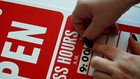 Open Closed Business Open Hours Sign Store Hours Of Operation Window Glass Door 