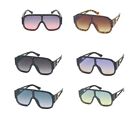 Vintage Retro Oversized Xl Women Sunglasses Square  Fashion Designer Large Flat