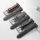 Thick Genuine Leather Watch Band Strap Replacement Wrist Bracelet 20 22 24mm