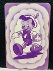 1940s Pinocchio Game Card Castell Pepys Disney Rare Card Disneyana