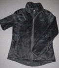 Women s The North Face Zip-up Black Fuzzy Fleece Jacket Medium