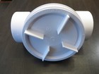 Oatey 4  Pvc Backwater Waste Sewer Line Check Valve 43904