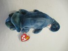  Ty Beanie Baby Blue Rainbow  10-14-97 Errors With Display Case 