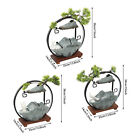 Tabletop Water Fountain Indoor Waterfall With Led Light Mist Desk Fountain New