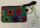 Rare Vera Bradley Magical Blooms Zip Id Disney Parks Retired Pattern Nwt