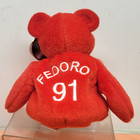 Salvino s Bammers Sergei Fedorov  91 Beanie Bear With Tags 1999