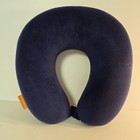 Tommy Bahama Blue Floral Memory Foam U Shaped Travel Pillow With Snap Closure