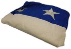1 5 Ft  X 3 Ft  Embroidered Polyester Usa Tea Stained Fan Flag Patriotic Banner
