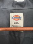 Dickies Men s 2xl Work Shirt Short Sleeve Button Up Charcoal Grey 1574 2x  0298